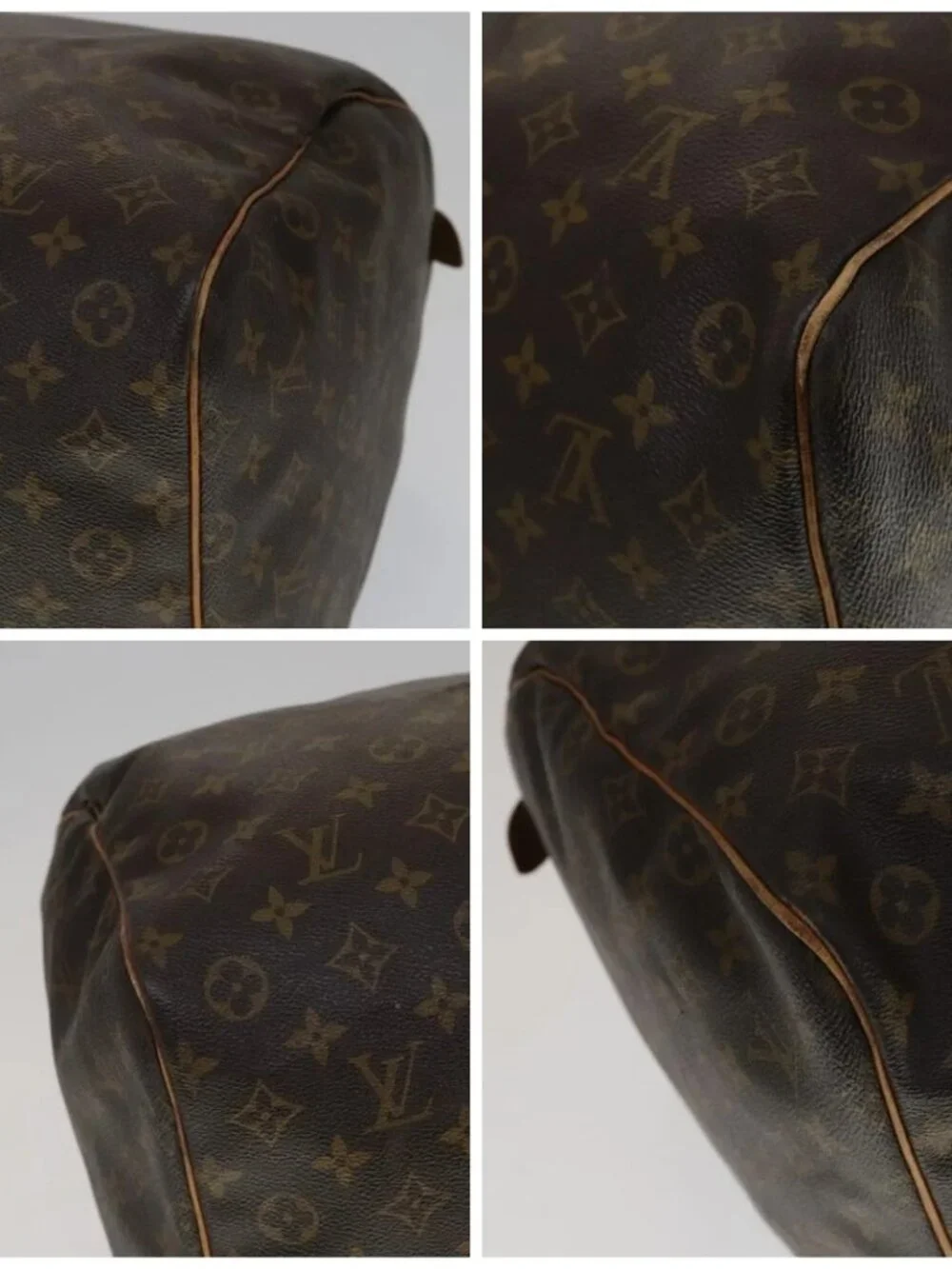 LOUIS VUITTON Monogram Keepall 60 Boston Bag M41422 LV Auth 109934